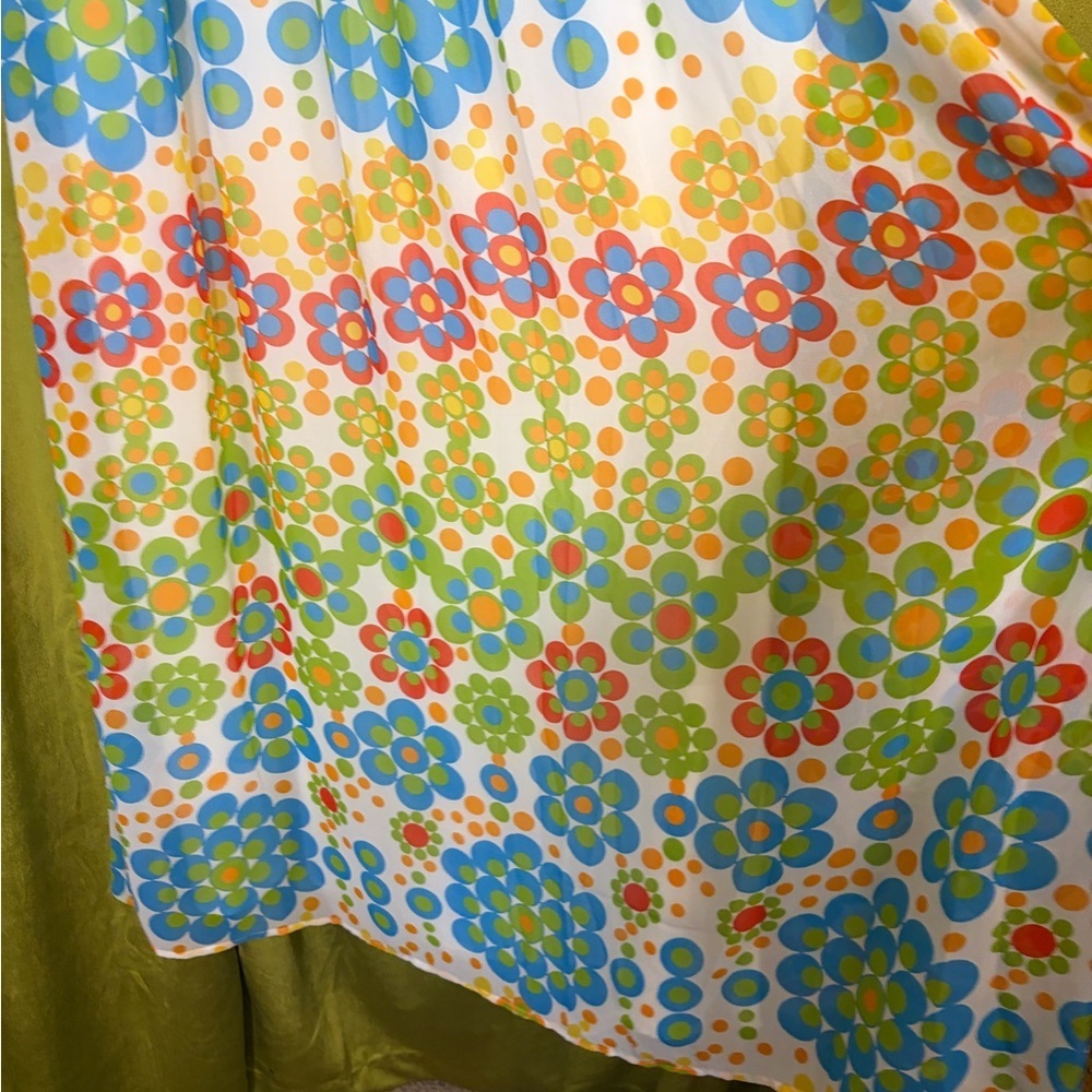 MODCLOTH 1970s style retro mod geometric dot maxi dress. Size M. Retail $100 - Picture 4 of 8